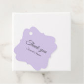 Étiquettes Cadeau Balises Digital Lavender Favoriser (En situation)