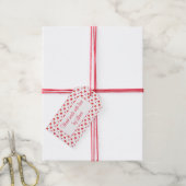 Étiquettes-cadeau Balises du rectangle "Hand Made" de MINI HEARTS (With Twine)