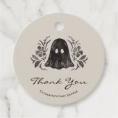 Étiquettes Cadeau Balises éffrayant Baby shower Merci Favor (Devant)
