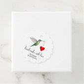 Étiquettes Cadeau Balises Faveur Colibri (En situation)