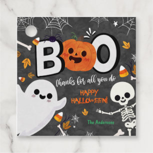 Étiquettes Cadeau Balises Faveur Halloween