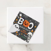 Étiquettes Cadeau Balises Faveur Halloween (En situation)