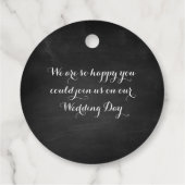 Étiquettes Cadeau Balises Favor de mariage (Dos)