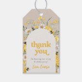 Étiquettes-cadeau Balises Favoris Fleur sauvage Jaune (Devant)