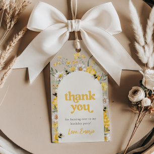 Étiquettes-cadeau Balises Favoris Fleur sauvage Jaune