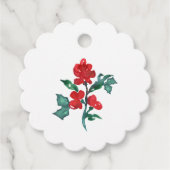 Étiquettes Cadeau Balises Favoris Holly (Devant)