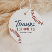 Étiquettes Cadeau Balises Favoriser Baby shower Baseball
