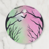 Étiquettes Cadeau Balises Favoriser Baby shower Halloween mignonnes (Dos)