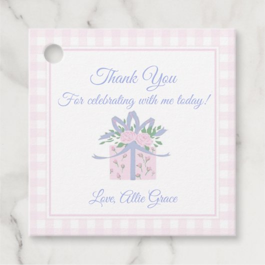 Étiquettes Cadeau Balises Fête d'anniversaire - Chaque jour est un c (Devant)