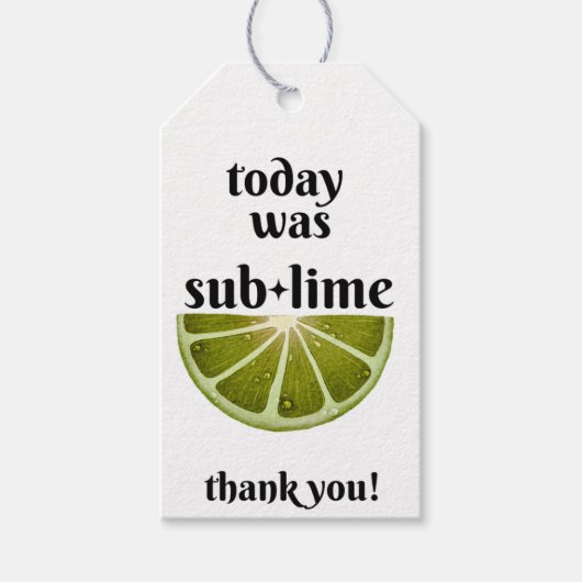 Étiquettes-cadeau Balises Fruit Citrus Favoriser (Devant)