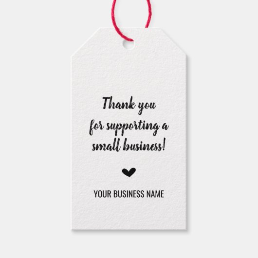 Étiquettes-cadeau Balises Merci (Devant)