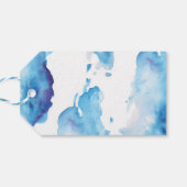 Étiquettes-cadeau Balises Merci | Balises de préférence | Aquarelle (Dos Horizontal)