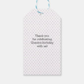 Étiquettes-cadeau Balises Merci | Balises de préférence | Crème glac (Dos)