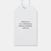 Étiquettes-cadeau Balises Merci | Balises de préférence | Crème glac (Dos)