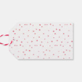 Étiquettes-cadeau Balises Merci | Balises de préférence | Floraux d' (Dos Horizontal)