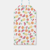 Étiquettes-cadeau Balises Merci | Balises de préférence | Fruits tro (Dos)