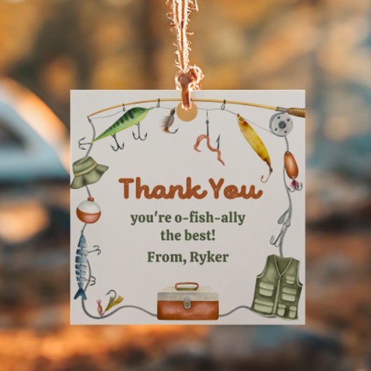 Étiquettes Cadeau Balises préférées de la partie de pêche