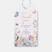 Étiquettes-cadeau Balises préférées de notre petit papillon (Devant)