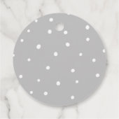 Étiquettes Cadeau Balises préférées du Baby shower Citrouille Gold L (Dos)