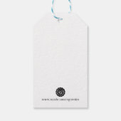 Étiquettes-cadeau Balises préférées en papier Kraft - Amour (Dos)