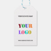 Étiquettes-cadeau Balises promotionnelles promotionnelles du logo pe (Dos)