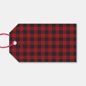 Étiquettes-cadeau Balises rouges à main (Dos (Horizontal))