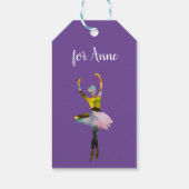Étiquettes-cadeau Ballerina Ballet Dancer (Dos)