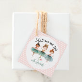 Étiquettes Cadeau Ballerina Ballet fille d'anniversaire (En situation)