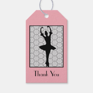 Étiquettes-cadeau Ballerina - Merci d'appréciation de l'enseignant