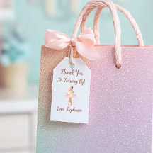 Ballerina moderne Anniversaire Thème Merci Cadeau