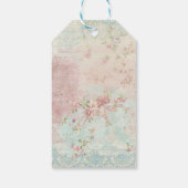 Étiquettes-cadeau Ballerina Silhouette sur l'anniversaire Motif Vint (Dos)