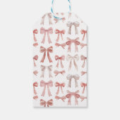 Étiquettes-cadeau Ballerina Tutu Belle Ballet Rose Script Anniversai (Dos)