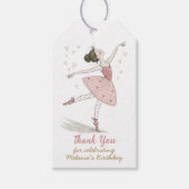Étiquettes-cadeau ballerina tutu fête d'anniversaire (Devant)