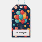 Étiquettes-cadeau Ballon Coloré  (Devant)