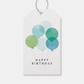 Étiquettes-cadeau Ballon Moderne Bunch Boys Anniversaire (Devant)