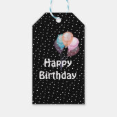 Étiquettes-cadeau Ballons et points d'anniversaire (Devant)