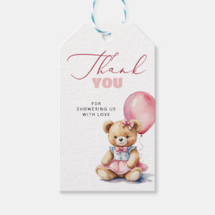 Étiquettes-cadeau Ballotte minimaliste Baby shower moderne Merci