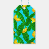 Étiquettes-cadeau Bananes et aquarelle feuille (Dos)