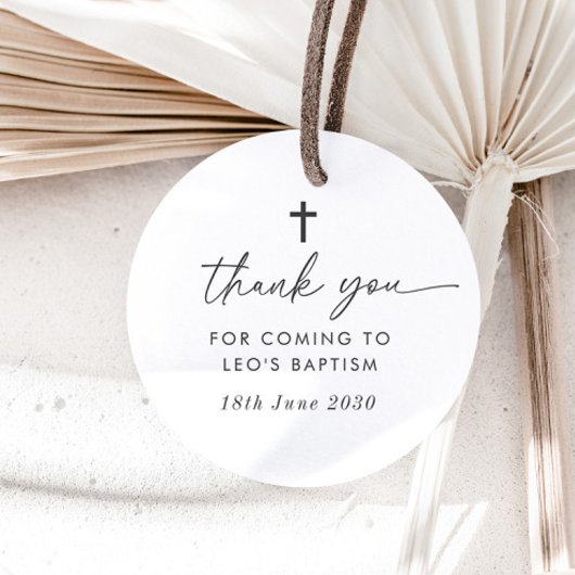 Étiquettes Cadeau Baptême