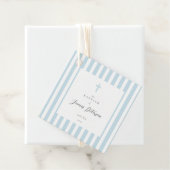 Étiquettes Cadeau Baptême Élégant (En situation)