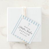 Étiquettes Cadeau Baptême Favoriser Balise (En situation)