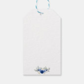 Étiquettes-cadeau Baptême floral rose espagnol (Dos)