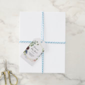 Étiquettes-cadeau Baptême géométrique or bourgogne (Avec de laficelle)