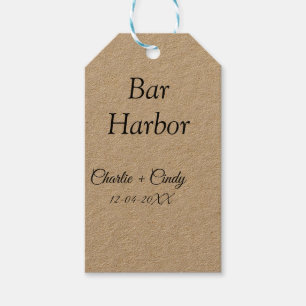 Étiquettes-cadeau Bar Harbour bachelorée fête d'honneur mariage a