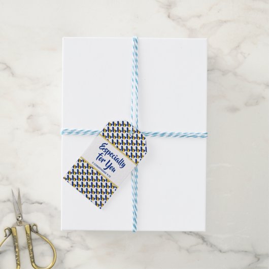 Étiquettes-cadeau BARBADOS Christian Custom PARTICULIÈREMENT POUR VO (Avec de laficelle)