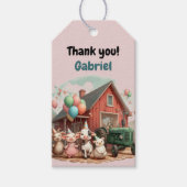 Étiquettes-cadeau Barnyard Bash Tags 🎁 🐄 (Devant)