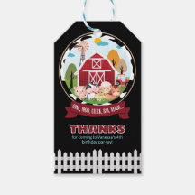 Barnyard Birthday Favoriser Tags