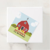 Étiquettes Cadeau Barnyard Merci (En situation)