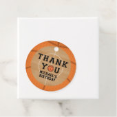 Étiquettes Cadeau Basket-ball, Anniversaire (En situation)