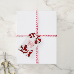 Étiquettes-cadeau basket blanc rouge filles fête d'anniversaire